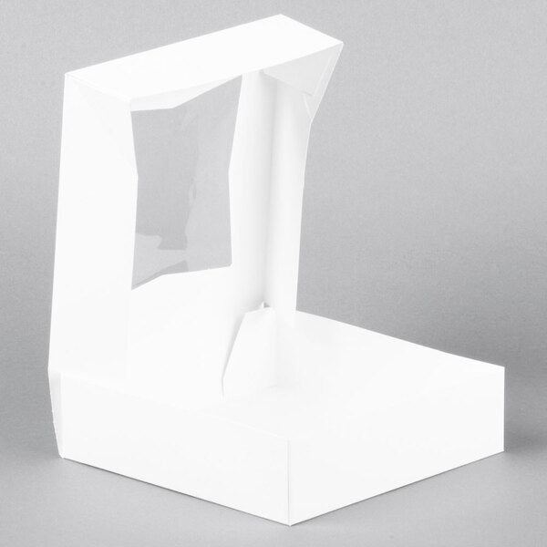 White 9"×9"×2.5" Bakery Box