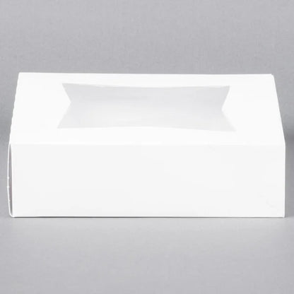 White 9"×9"×2.5" Bakery Box