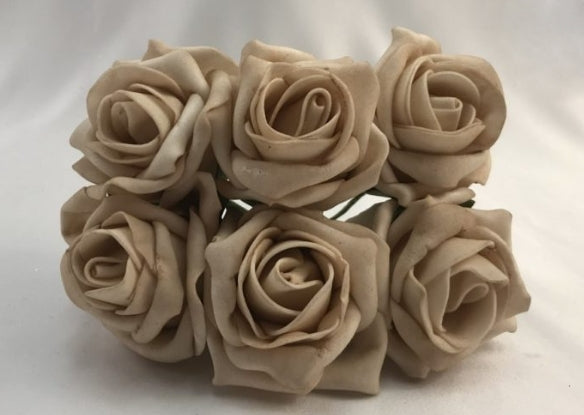 Brown 4" Foam Rose ‍