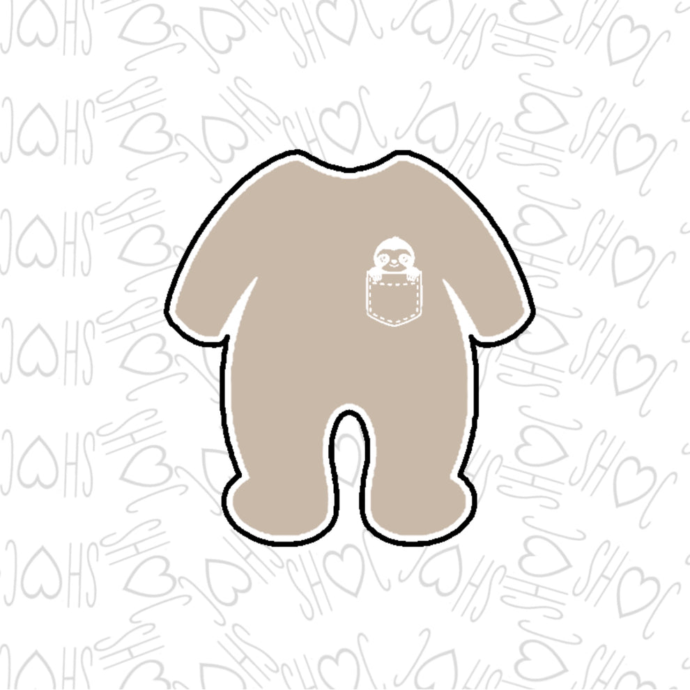 3" Onesie 2 Cookie Cutter by SH Creations ‍