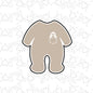 3" Onesie 2 Cookie Cutter by SH Creations ‍