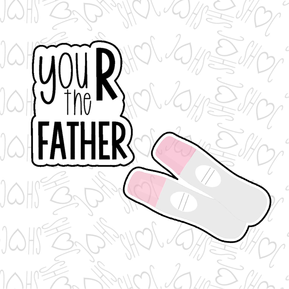 3.5" You R The Father Cookie Cutter Setby SH Creations ‍