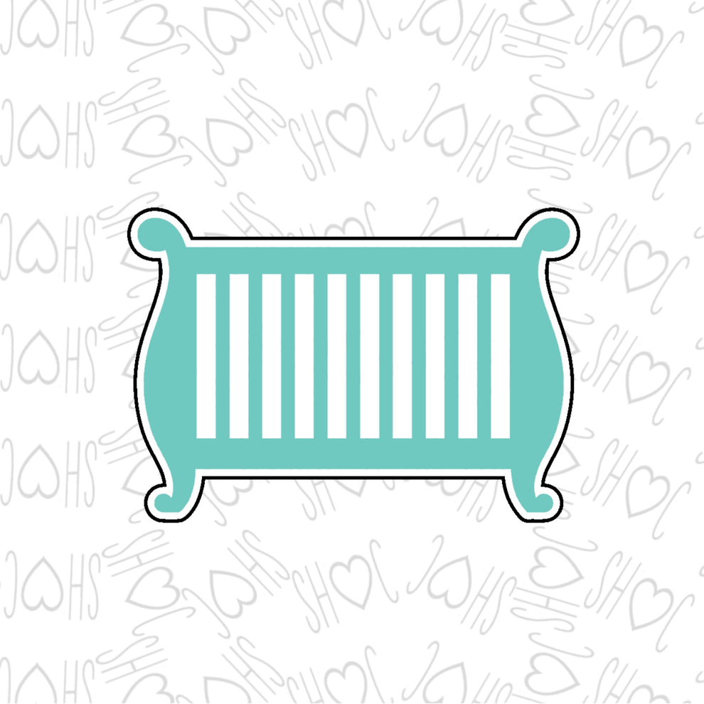 3.5" Crib Cookie Cutter by SH Creations ‍