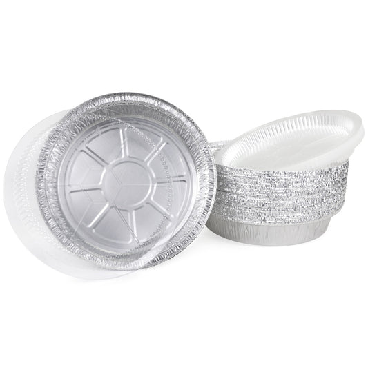 9" Round Foil Pan with Clear Dome Lid ‍