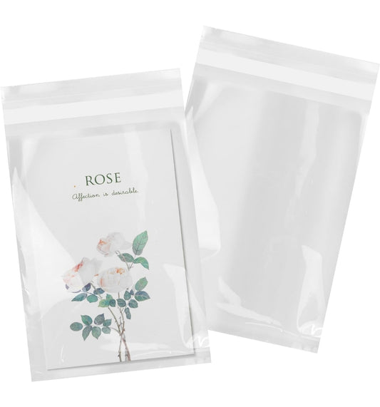 5"×7" Clear Self-Seal Treat Bags, 10