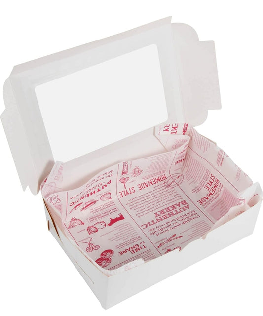 White 9"×6"×2.5" Treat Box