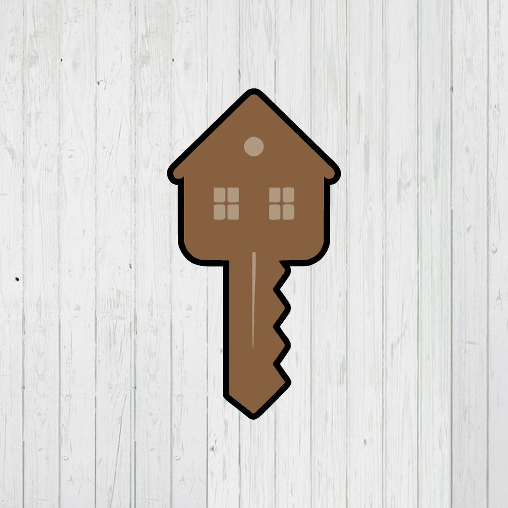 4" House Key Cookie Cutter ‍