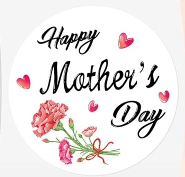 1½" Happy Mother's Day Stickers, 20
